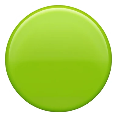 Lime Green Circle sticker