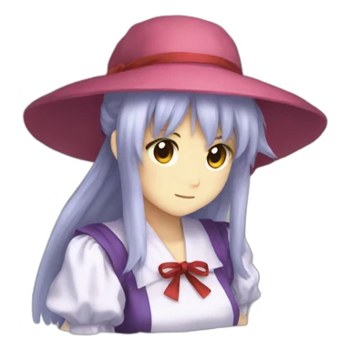 touhou project sticker