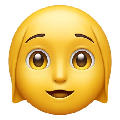 Whispering emoji sticker