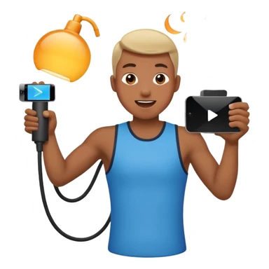 pumping out videos sticker