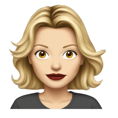 michelle pfeiffer cartoon wearing tee sticker