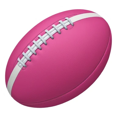 Rugby pink ball sticker