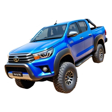 Toyota Hilux - Toyota (Model Year: 2021) (Iconic colour: Blue) sticker
