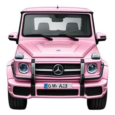 entire Mercedes-Benz G63 AMG elegance light pink sticker