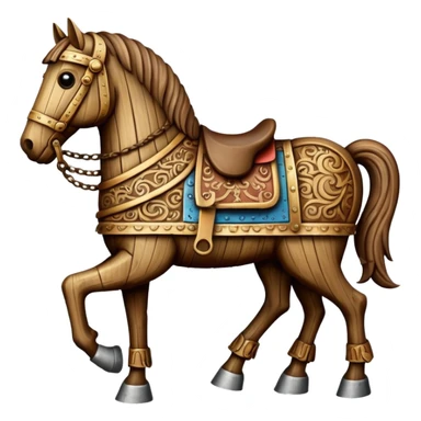 trojan horse sticker