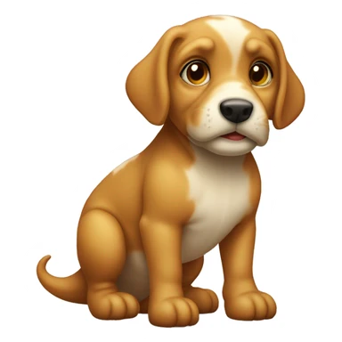 Um dinossauro com uma fantasia de cachorro  sticker