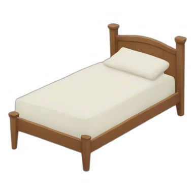 bed bed slanting sticker