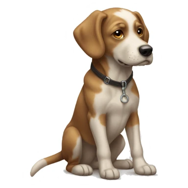 Cachorro de três pernas sticker