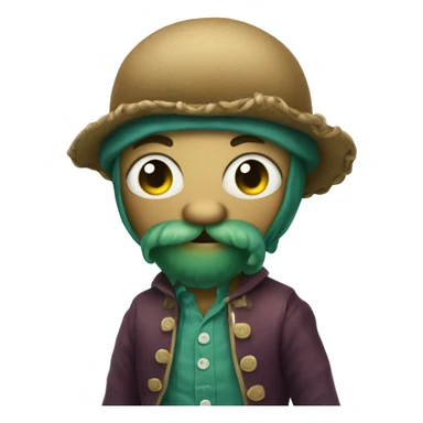 cute kraken with clothes sticker