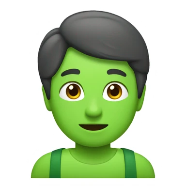 ubicacion en color verde  sticker