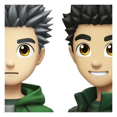 killua and gon from hunter hunter sticker