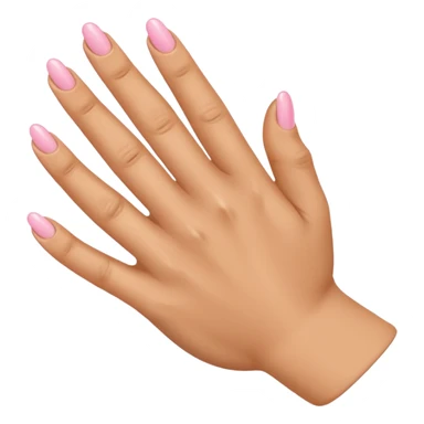 Hand with Index, Middle, and Pink out straight with ring finger bent in tight sticker