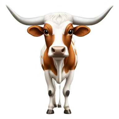 Texas longhorn steer sticker