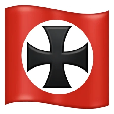 Swastika nazi flag sticker