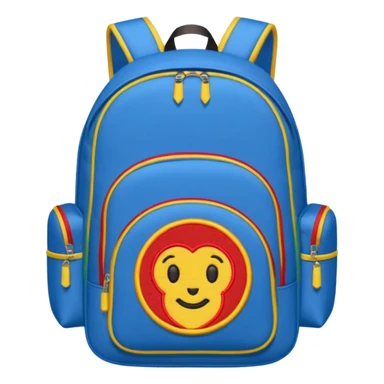 A backpack patch sticker
