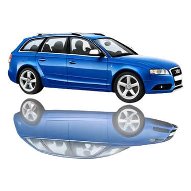 2007 blue Audi a4 Quattro sline 3.0 tdi station wagon sticker