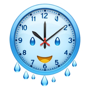 shower time schedule emoji sticker