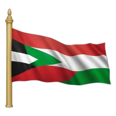 Drapeau de la Syrie est drapeau de la Palestine sticker