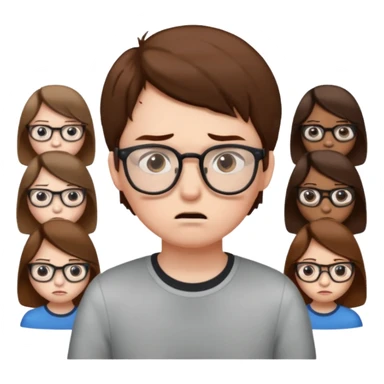 10 girls Fight and Lincoln Boy so Sad sticker