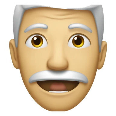un emoji de cara con un dedito a la par de la boca como pensando y los ojos para arriba sticker