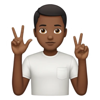 black man 🖕 sticker