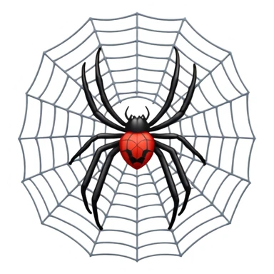 Make the I love u using spider web emoji 

 sticker