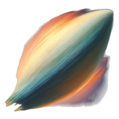 Vintage Planet comet streak motion blur sticker
