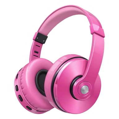 🎧 🎸💿 but make them all pink sticker