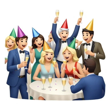 A crazy house party  sticker