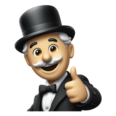 Charlie Chaplin thumbs up sticker