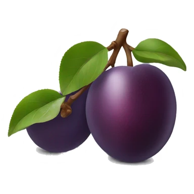 Fruit plum  sticker