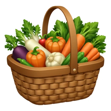 vegetables basket holder sticker