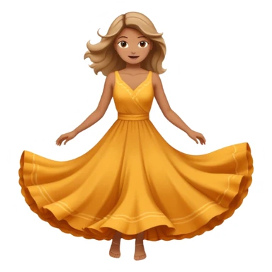 woman in spining sticker