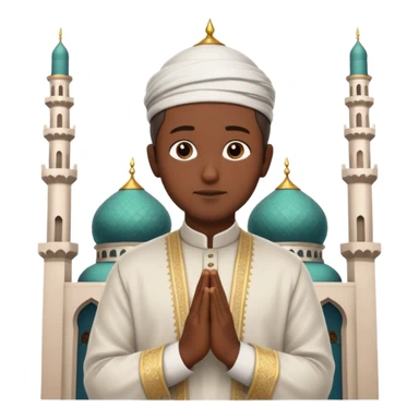 RAMADAN DAILY ROUTINE FOR A GUY PAYING IN A MOSQUE sticker