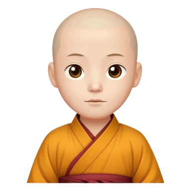 Chinese monk  sticker