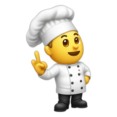 chef kissing fingers sticker