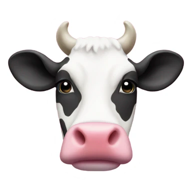 Pink outlined heart with cow print inside sticker