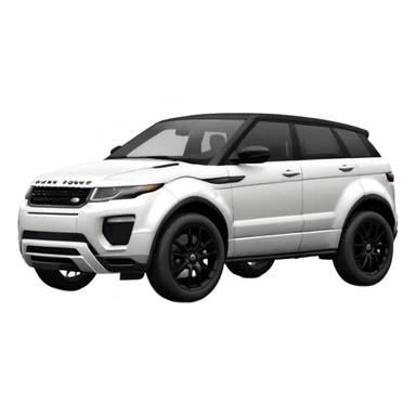 2024 BLACK LandRover evoque with black rims, black trim and black interior  sticker