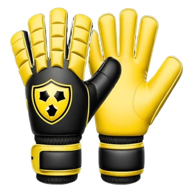 Football goalkeeper gloves sticker