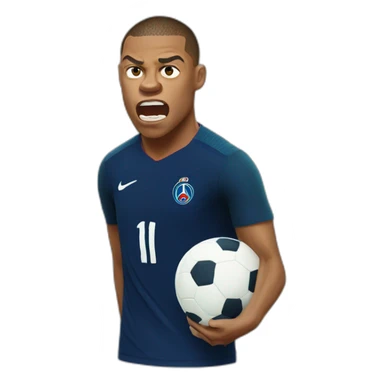Kyllian mbappe rage sticker