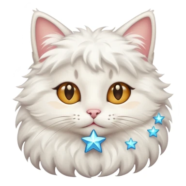 Cat stars sticker