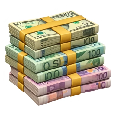 international currency sticker
