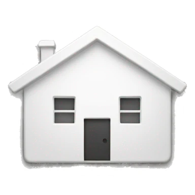 Simple white home button sticker