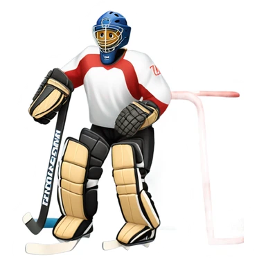 Hockey goalie sticker