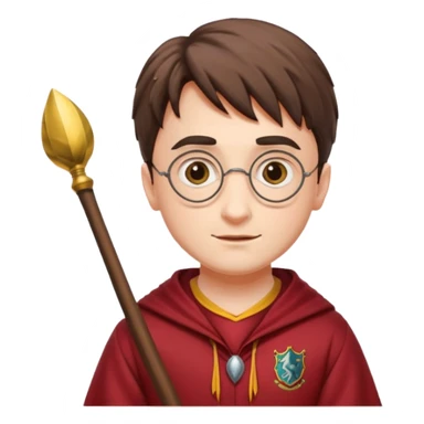 Harry Potter with Quidditch Clothes sticker