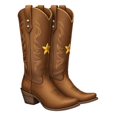 Cowgirl boots sticker