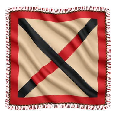 burberry type scarf sticker