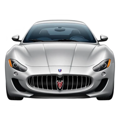 Maserati sports car sticker