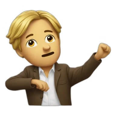 Un mec qui fait un DAB sticker