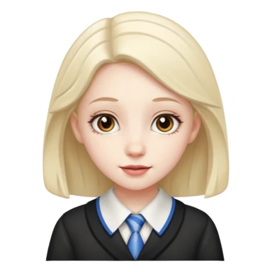 cute school girl jewish sticker